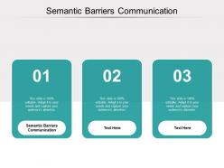 Semantic barriers communication ppt powerpoint presentation file cpb