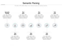 Semantic parsing ppt powerpoint presentation outline demonstration cpb