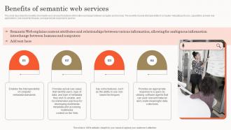 Semantic Search Benefits Of Semantic Web Services Ppt Slides Backgrounds