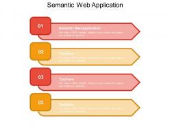 Semantic web application ppt powerpoint presentation gallery format ideas cpb