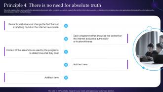Semantic Web Principles Principle 4 There Is No Need For Absolute Truth Ppt Professional Slides