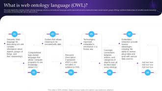 Semantic Web Principles What Is Web Ontology Language Owl Ppt Model Clipart Images