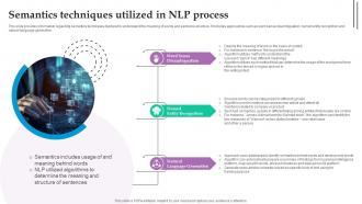Semantics Techniques Utilized In NLP Process Role Of NLP In Text Summarization And Generation AI SS V