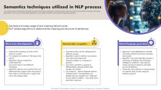 Semantics Techniques Utilized In NLP Process What Is NLP And How It Works AI SS V