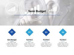 Semi budget ppt powerpoint presentation summary professional cpb