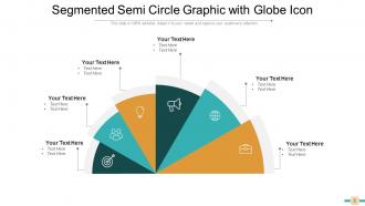 Semi Circle Segment Gear Graphic Clock Icon Globe