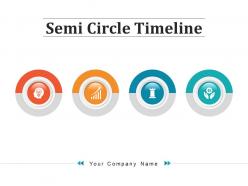 Semi Circle Timeline Business Achievement Production Workforce Analytics Investment