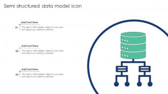 Semi Structured Data Model Icon