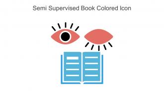 Semi Supervised Book Colored Icon In Powerpoint Pptx Png And Editable Eps Format