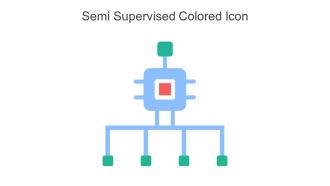 Semi Supervised Colored Icon In Powerpoint Pptx Png And Editable Eps Format