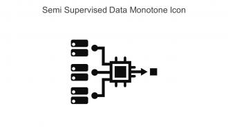 Semi Supervised Data Monotone Icon In Powerpoint Pptx Png And Editable Eps Format