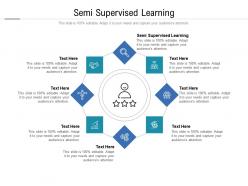 Semi supervised learning ppt powerpoint presentation professional format ideas cpb