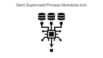 Semi Supervised Process Monotone Icon In Powerpoint Pptx Png And Editable Eps Format