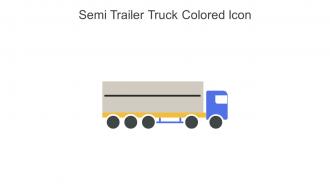 Semi Trailer Truck Colored Icon In Powerpoint Pptx Png And Editable Eps Format