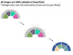 9413381 style circular semi 4 piece powerpoint presentation diagram infographic slide