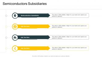 Semiconductors Subsidiaries In Powerpoint And Google Slides Cpb