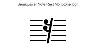 Semiquaver Note Rest Monotone Icon In Powerpoint Pptx Png And Editable Eps Format