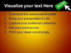 Send button concept internet powerpoint templates and powerpoint backgrounds 0211