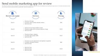 Send Mobile Marketing App For Review Mobile Marketing Guide For Small Businesses