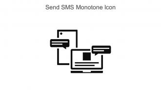 Send SMS Monotone Icon In Powerpoint Pptx Png And Editable Eps Format
