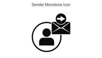 Sender Monotone Icon In Powerpoint Pptx Png And Editable Eps Format