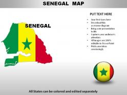 Senega country powerpoint maps