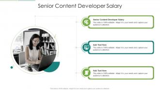 Senior Content Developer Salary In Powerpoint And Google Slides Cpb