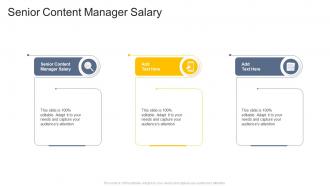 Senior Content Manager Salary In Powerpoint And Google Slides Cpb