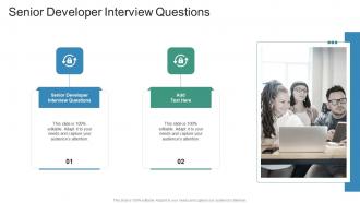 Senior Developer Interview Questions In Powerpoint And Google Slides Cpb