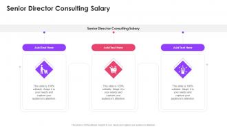 Senior Director Consulting Salary In Powerpoint And Google Slides Cpb