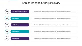 Senior Transport Analyst Salary In Powerpoint And Google Slides Cpb