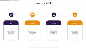 Seniority Table In Powerpoint And Google Slides Cpb