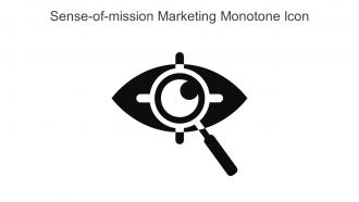 Sense Of Mission Marketing Monotone Icon In Powerpoint Pptx Png And Editable Eps Format