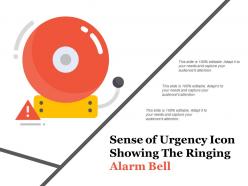 Sense of urgency icon showing the ringing alarm bell