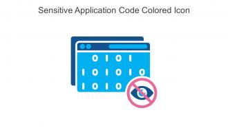 Sensitive Application Code Colored Icon In Powerpoint Pptx Png And Editable Eps Format