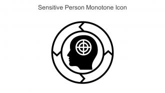 Sensitive Person Monotone Icon In Powerpoint Pptx Png And Editable Eps Format
