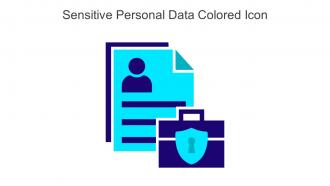 Sensitive Personal Data Colored Icon In Powerpoint Pptx Png And Editable Eps Format