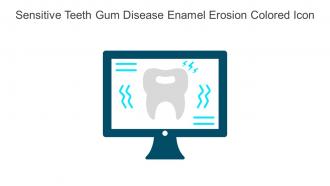 Sensitive Teeth Gum Disease Enamel Erosion Colored Icon In Powerpoint Pptx Png And Editable Eps Format