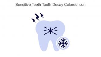 Sensitive Teeth Tooth Decay Colored Icon In Powerpoint Pptx Png And Editable Eps Format