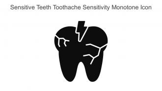 Sensitive Teeth Toothache Sensitivity Monotone Icon In Powerpoint Pptx Png And Editable Eps Format