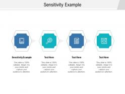 Sensitivity example ppt powerpoint presentation pictures graphics tutorials cpb