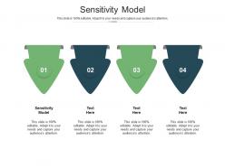 Sensitivity model ppt powerpoint presentation infographic template grid cpb