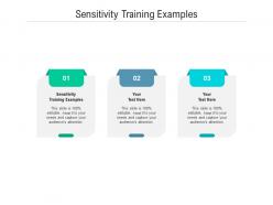 Sensitivity training examples ppt powerpoint presentation gallery infographics cpb Sensitivity training examples ppt powerpoint presentation gallery infographics cpb