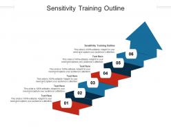 Sensitivity training outline ppt powerpoint presentation icon template cpb