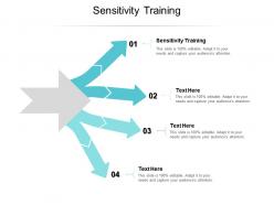Sensitivity training ppt powerpoint presentation outline design ideas cpb
