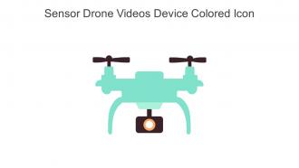 Sensor Drone Videos Device Colored Icon In Powerpoint Pptx Png And Editable Eps Format