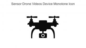 Sensor Drone Videos Device Monotone Icon In Powerpoint Pptx Png And Editable Eps Format