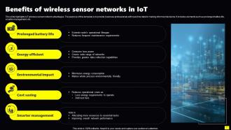 Sensor Networks In Iot Powerpoint Ppt Template Bundles Professional Ideas