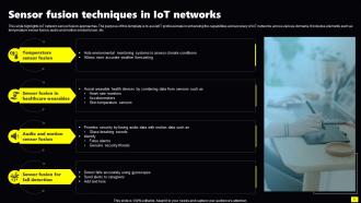 Sensor Networks In Iot Powerpoint Ppt Template Bundles Impressive Ideas