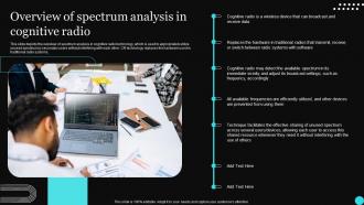 Sensor Networks IT Overview Of Spectrum Analysis In Cognitive Radio